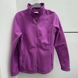 Columbia Women's Softshell Omni-Shield Pink-Fuschia Jacket Size M EUC